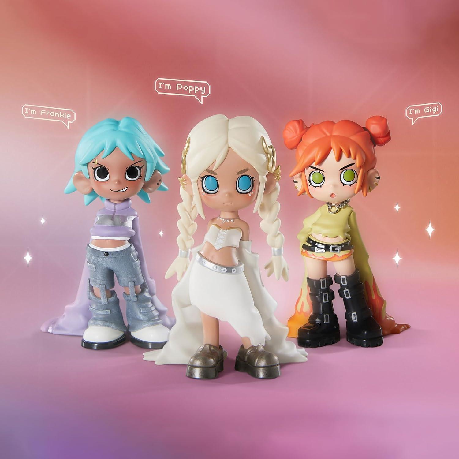 Figuras POP MART Lil Peach Riot Loading - Conjunto Completo 12 Pzas