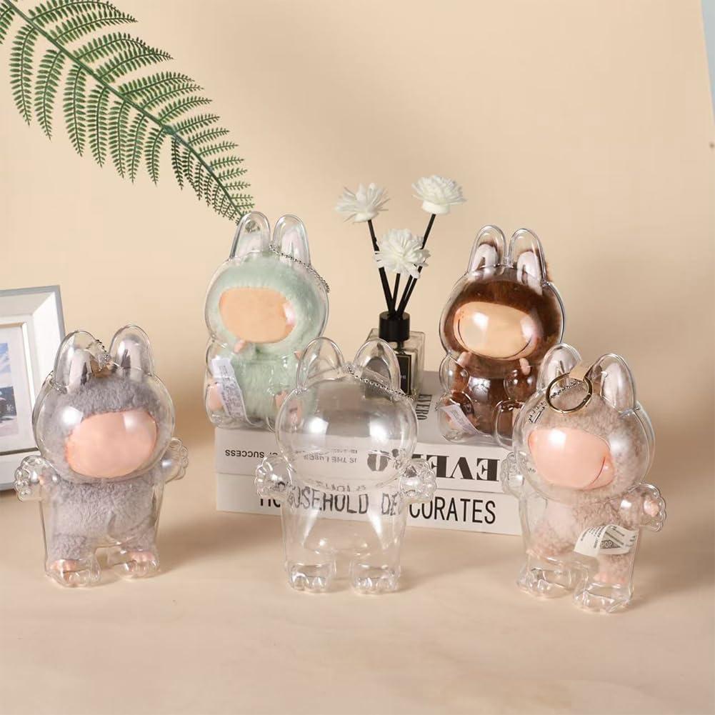 Funda Protectora Transparente LABUBU para Muñeca - PVC