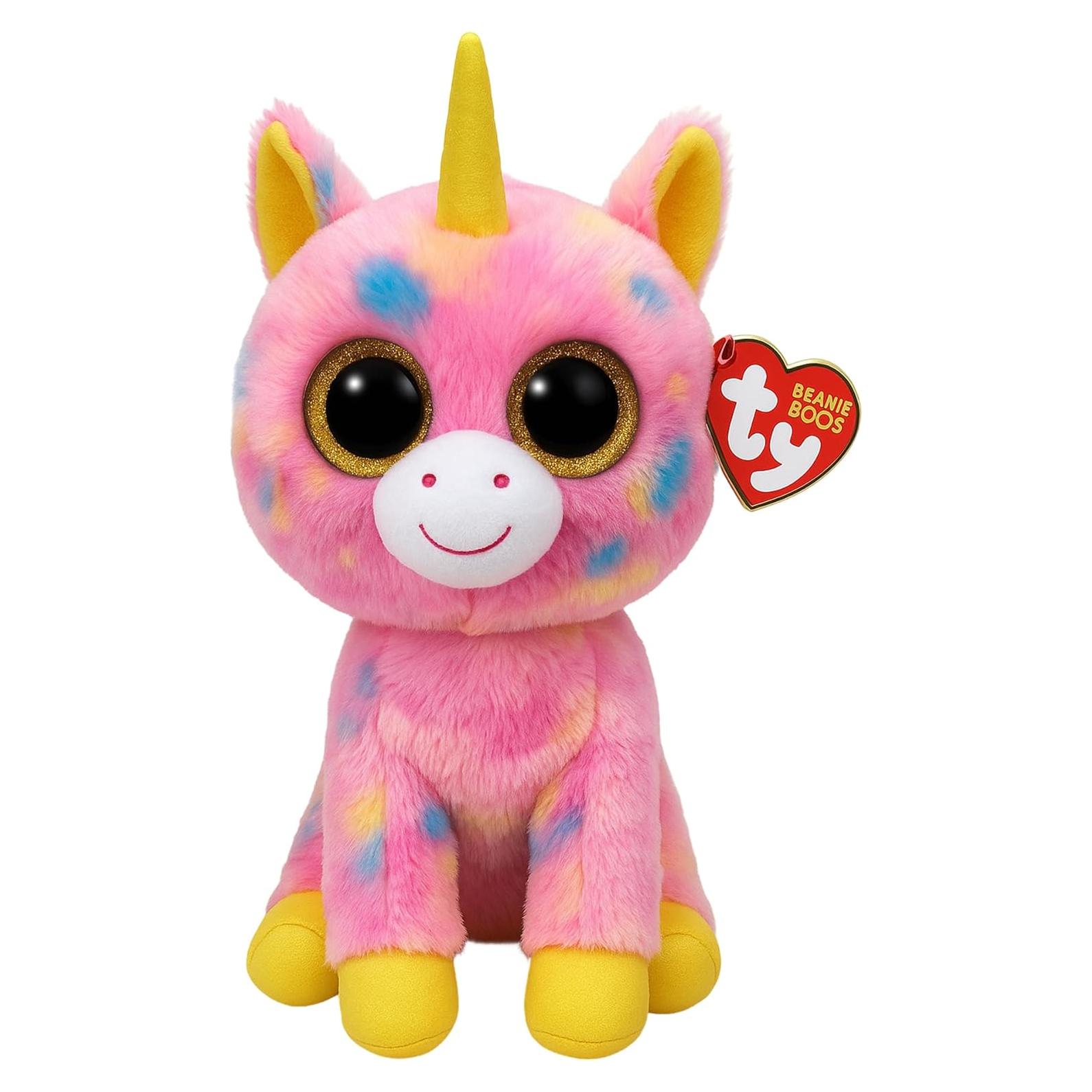 Ty Beanie Boo Fantasía Unicornio Colorido 24cm Peluche