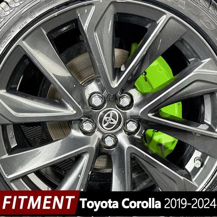 Cubiertas de Caliper AOOA Verde Aluminio para Toyota Corolla 2019-2025