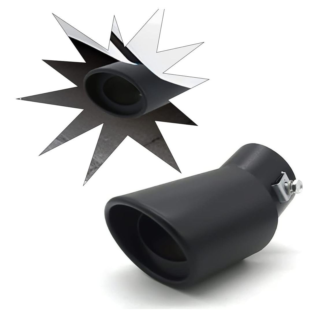 Punta de Escape Universal AICEL 14 cm Acero Inoxidable Cromado