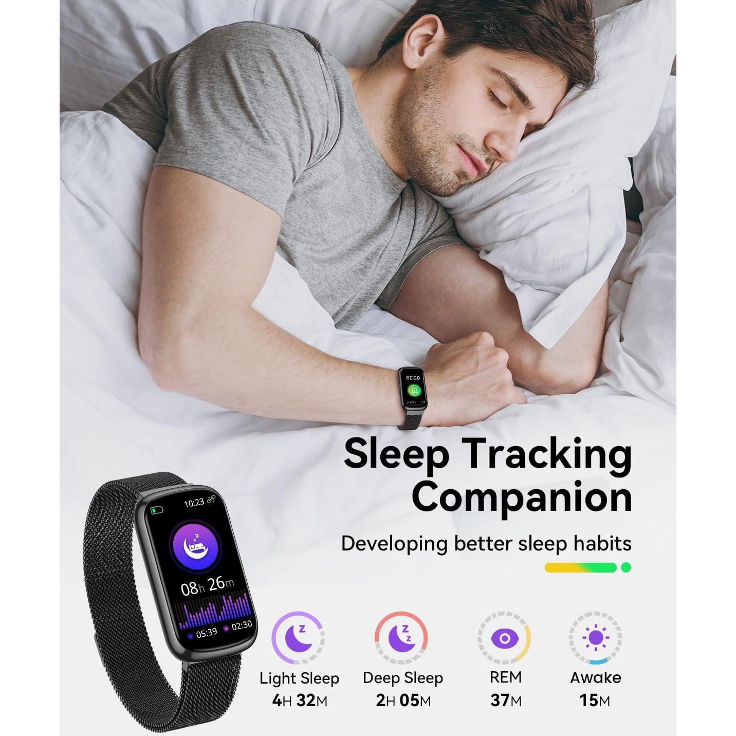 Reloj Inteligente RUXINGX 1.47" Fitness Monitoreo Salud 5ATM