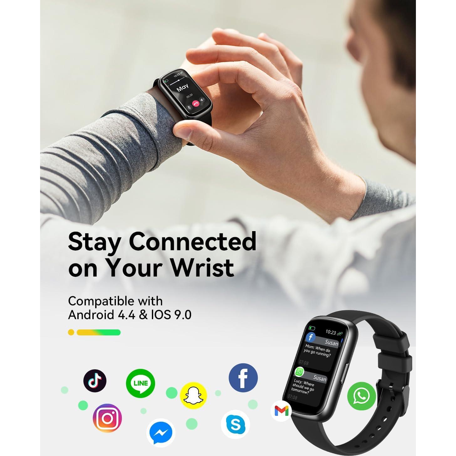 Reloj Inteligente RUXINGX 1.47" Fitness Monitoreo Salud 5ATM