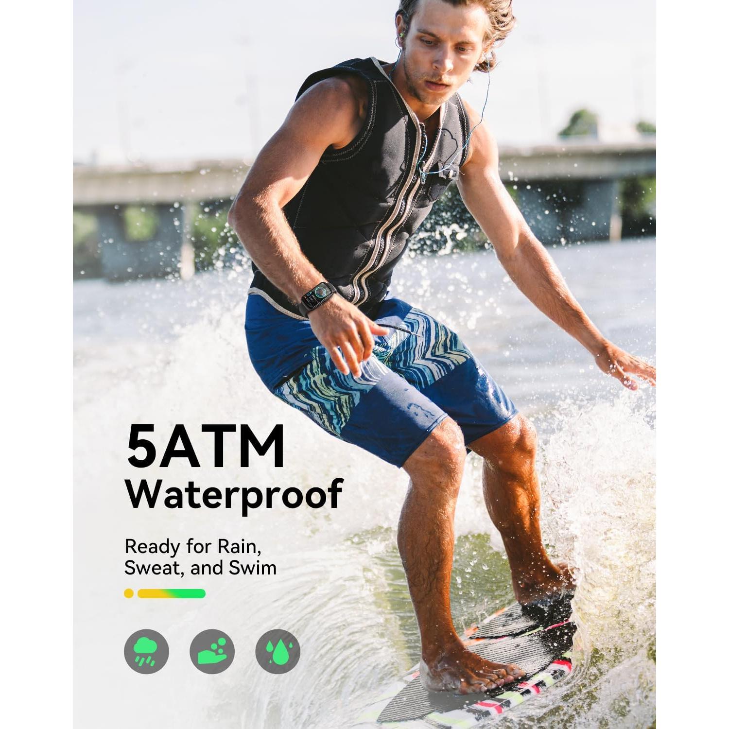 Reloj Inteligente RUXINGX 1.47" Fitness Monitoreo Salud 5ATM