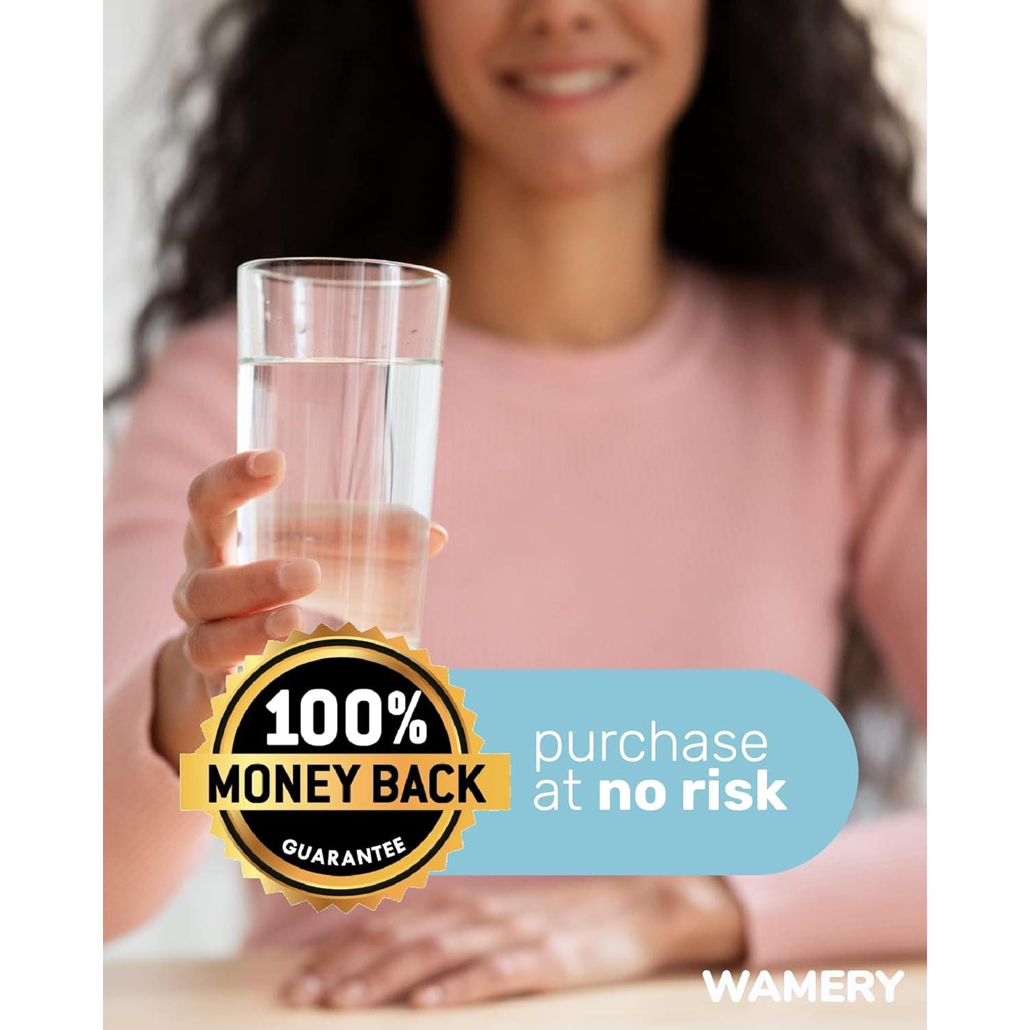 Filtro de Agua Alcalino Wamery para Jarras Brita - Paquete de 3