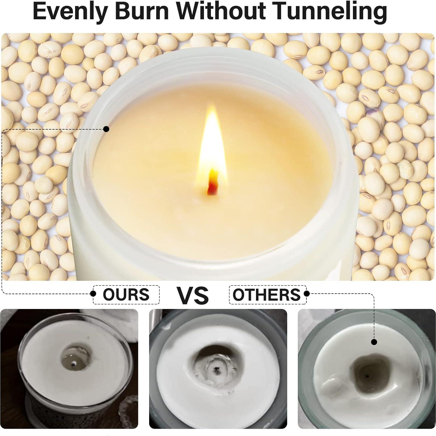 Set de 4 Velas Aromáticas THORNWOLF de Cera de Soja 793 g