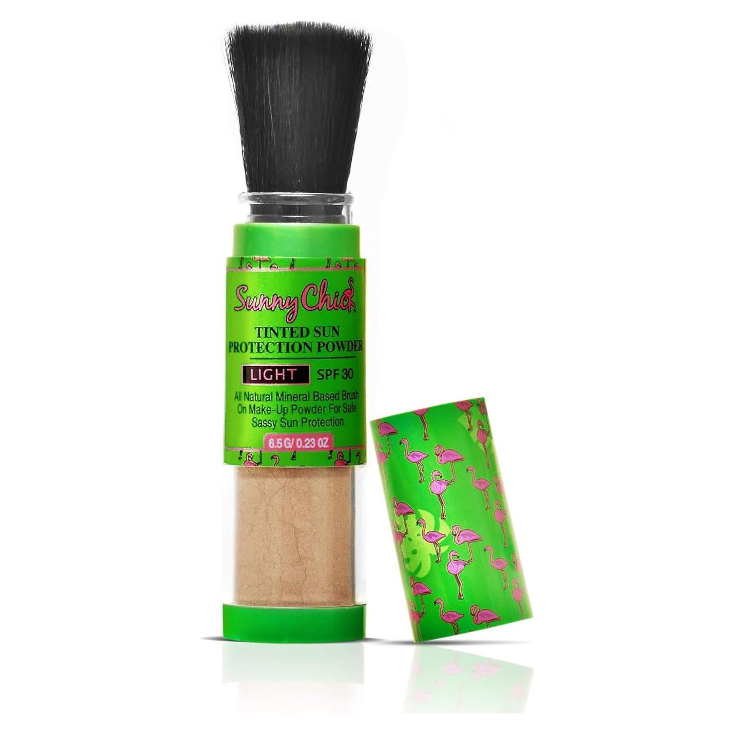 Polvo Protector Solar Natural SPF30 Brocha Mineral 6.5g Claro