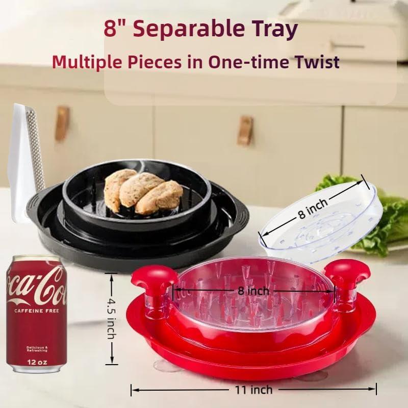 Picadora de Carne Manual Babluble 30cm Antideslizante Negro