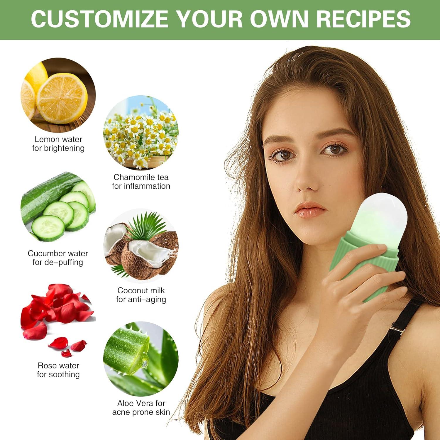 Rodillo de Hielo Facial Bestmemories - Cuidado de Piel, Negro