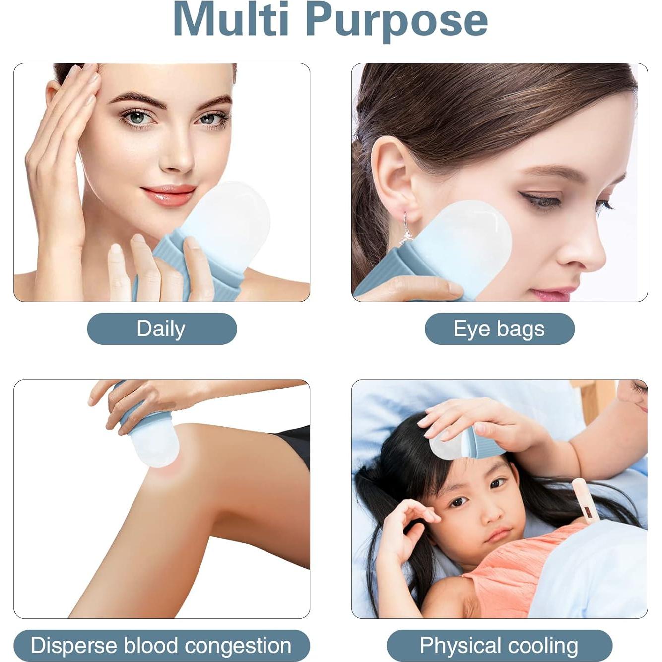 Rodillo de Hielo Facial Bestmemories - Cuidado de Piel, Negro