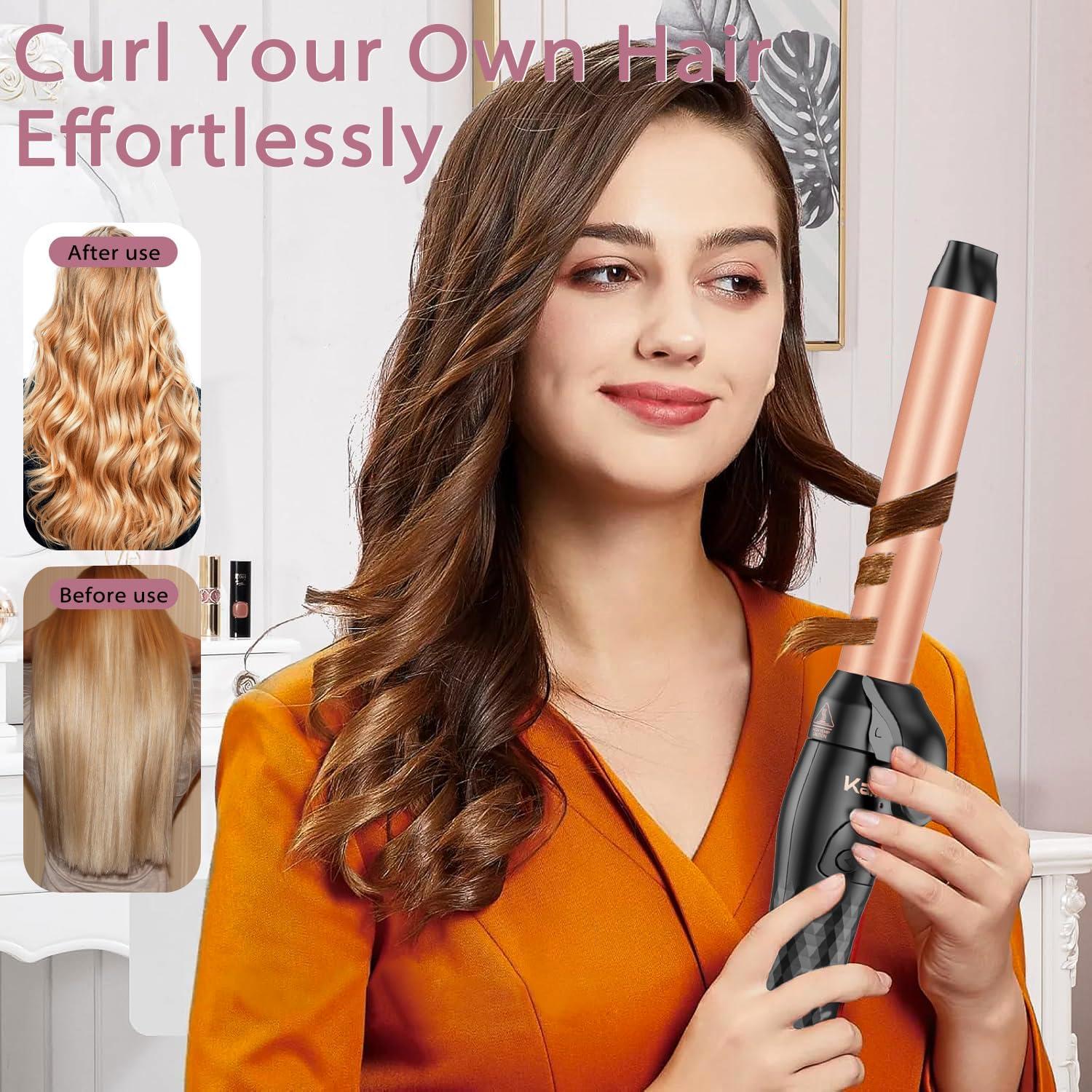 Plancha de Rizar Automática Karrong 1 Pulgada Ondas Playa