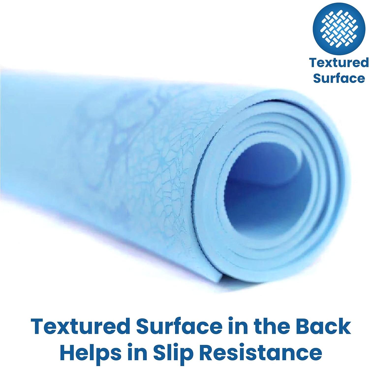 Esterilla de Yoga Koa TPE Antideslizante 1.83m Azul 8mm