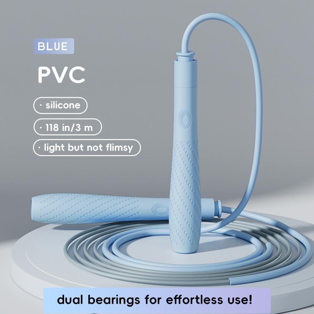 Cuerda de saltar frcitrus con mango de silicona 3m PVC