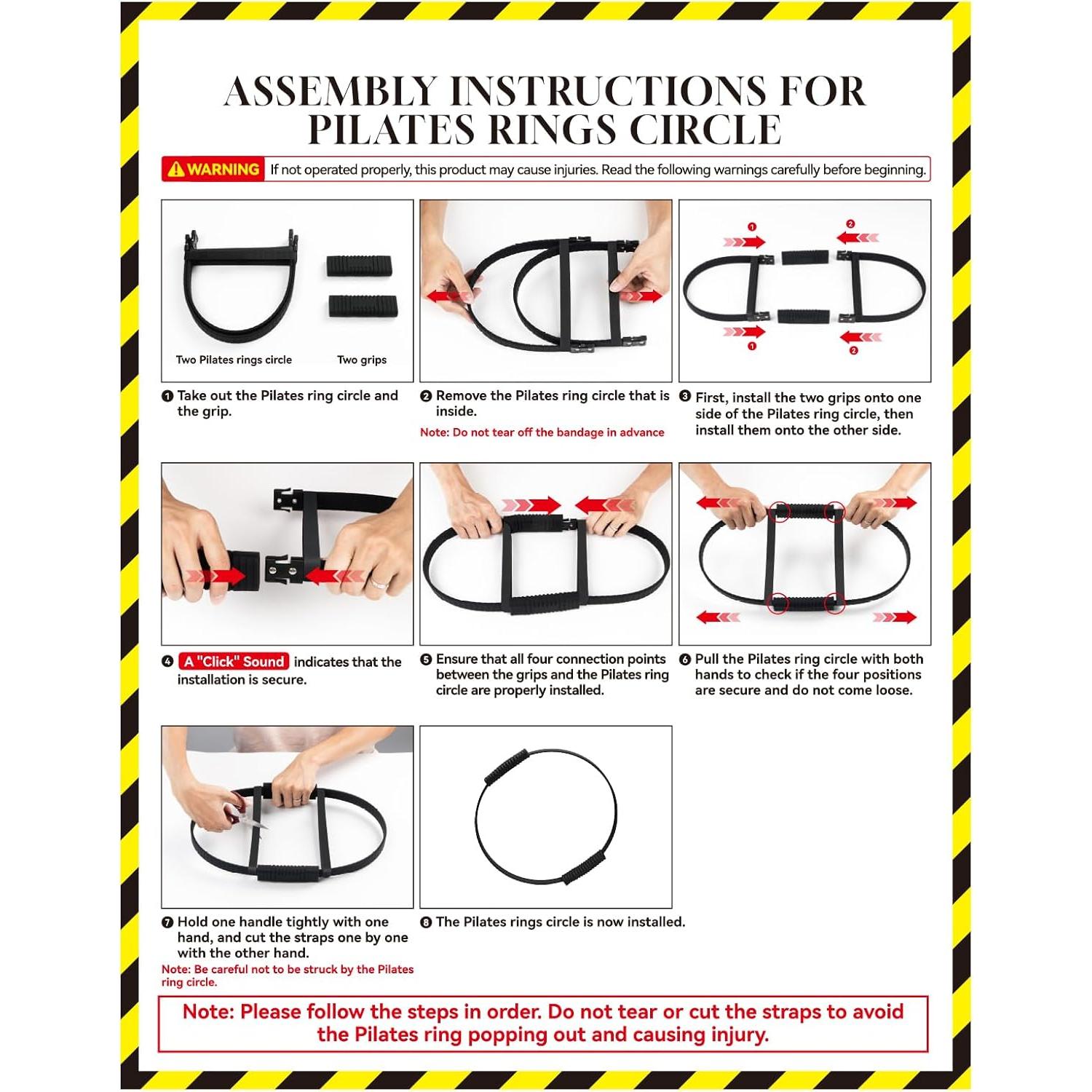 Círculo de Fitness Pilates LTHTRADE 34.3 cm Resistencia