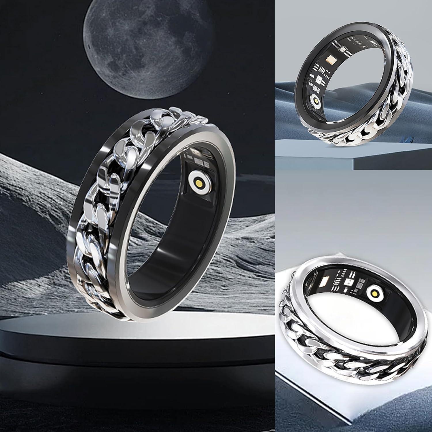 Anillo Inteligente Cnbro JYV5 Negro Monitor de Salud