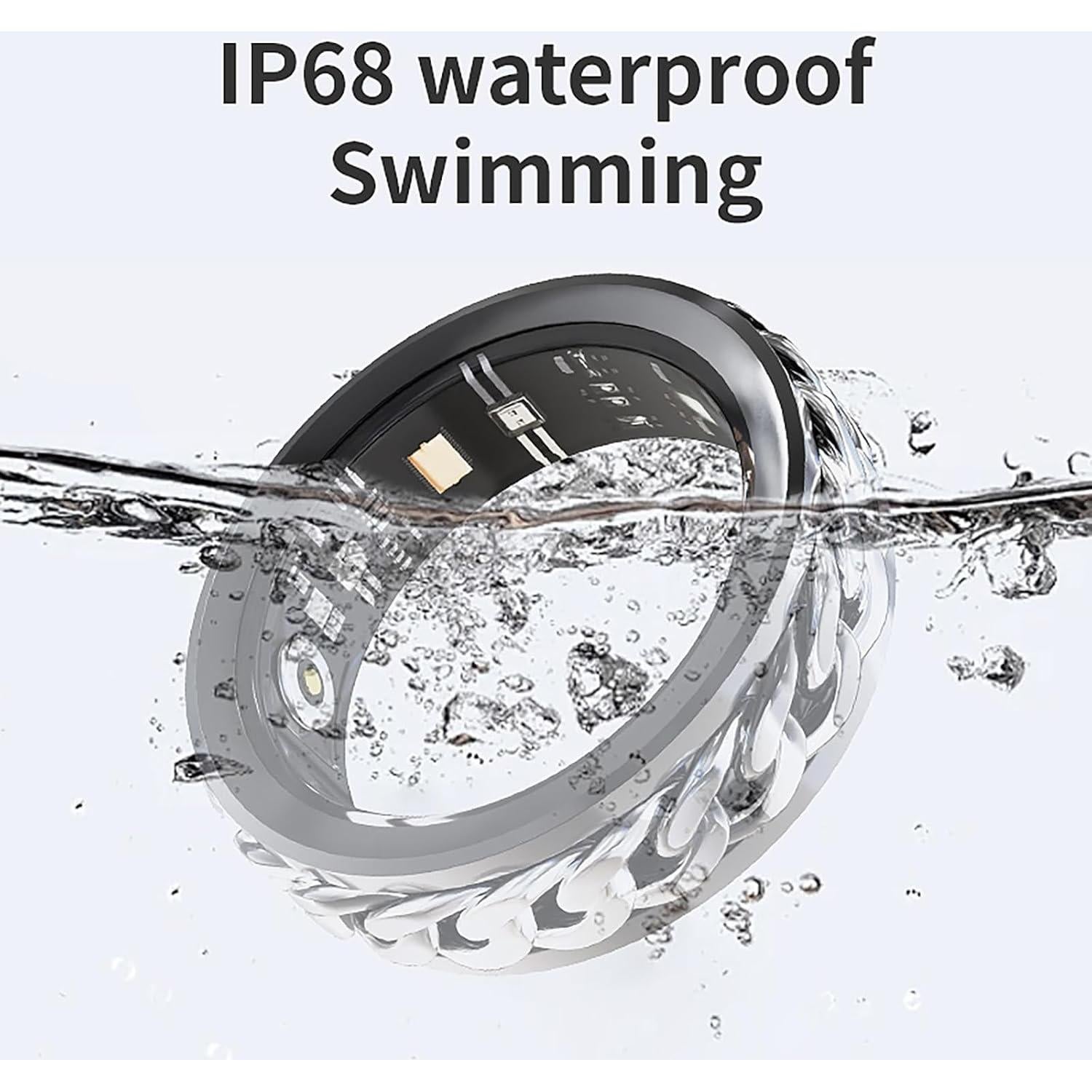 Anillo Inteligente Cnbro JYV5 Negro Monitor de Salud