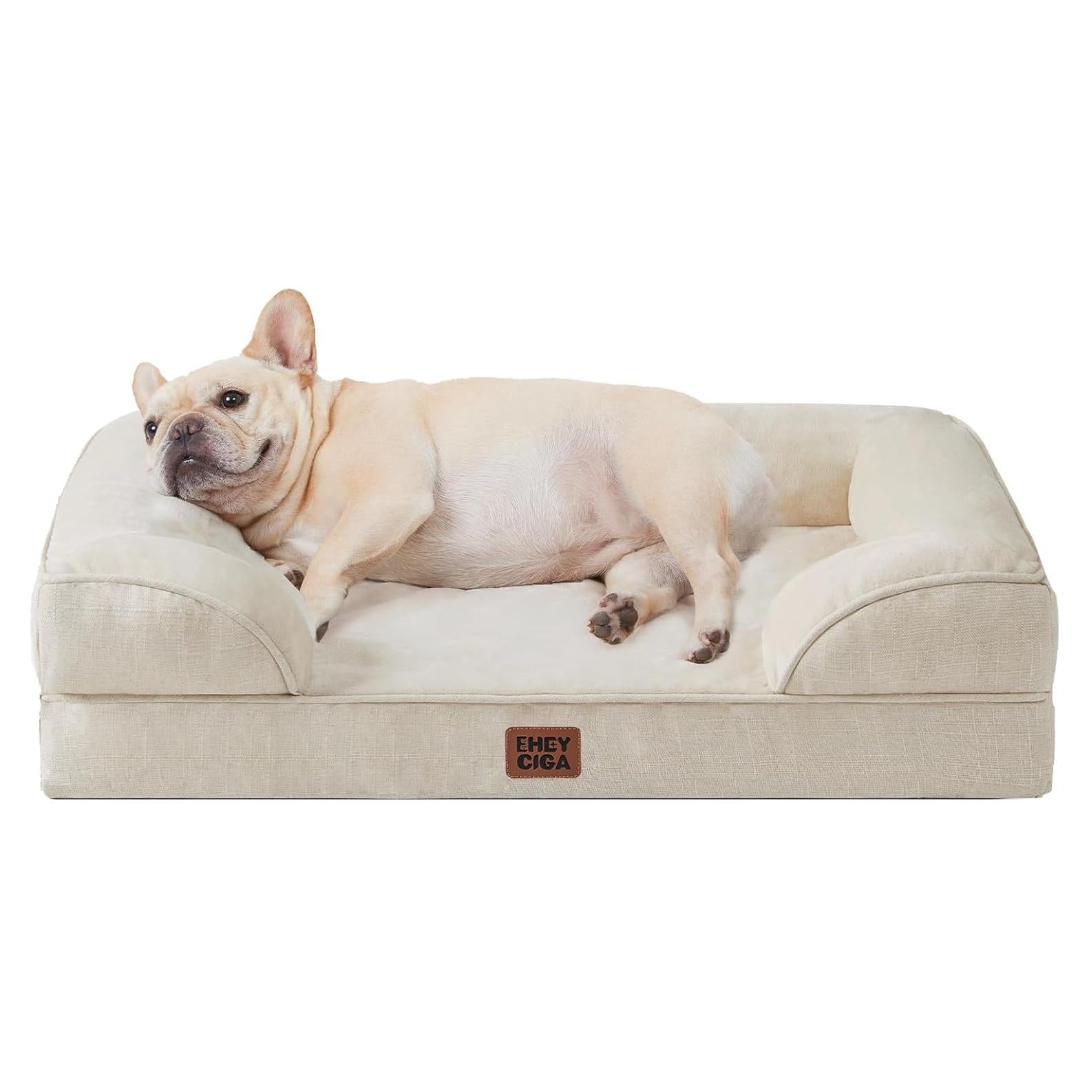 Cama ortopédica para perros EHEYCIGA mediana viscoelástica