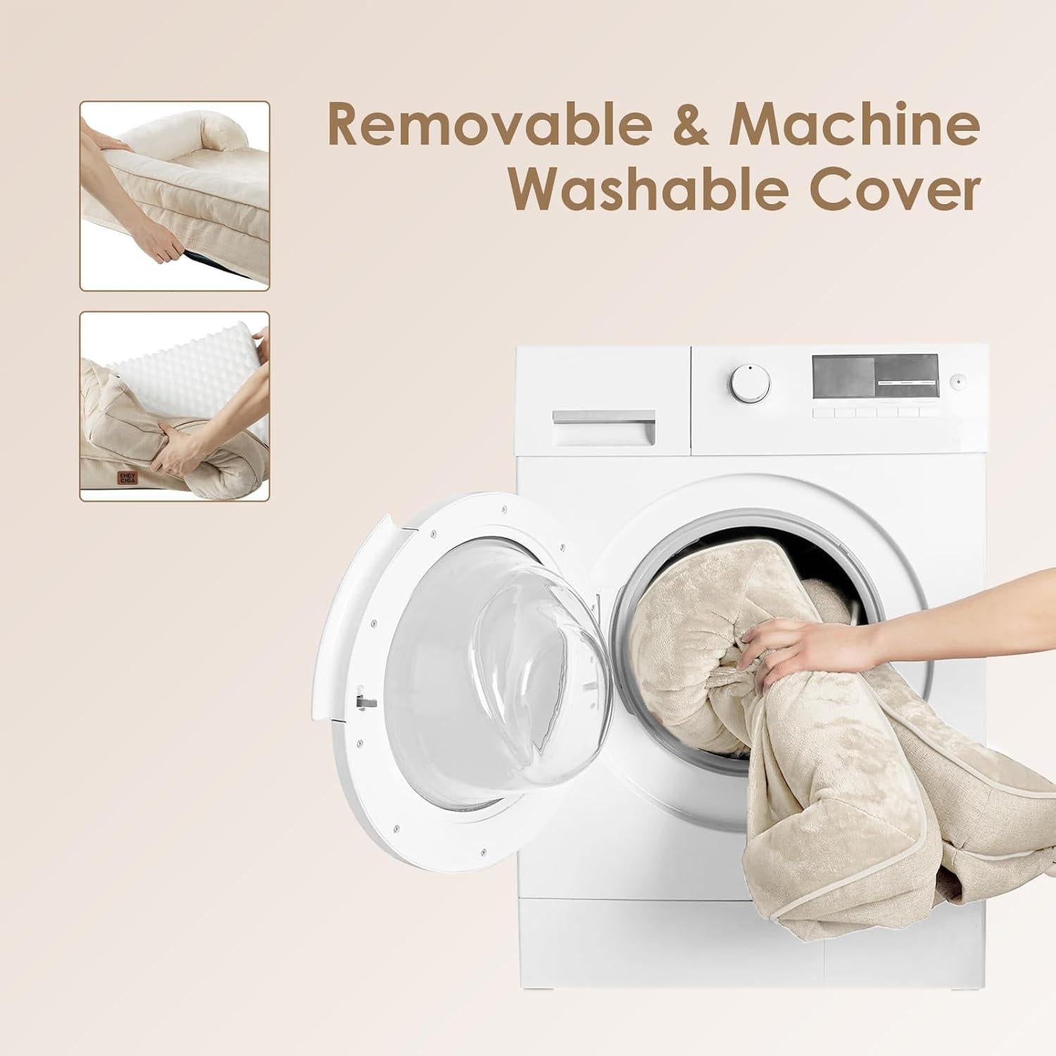 Cama ortopédica para perros EHEYCIGA mediana viscoelástica