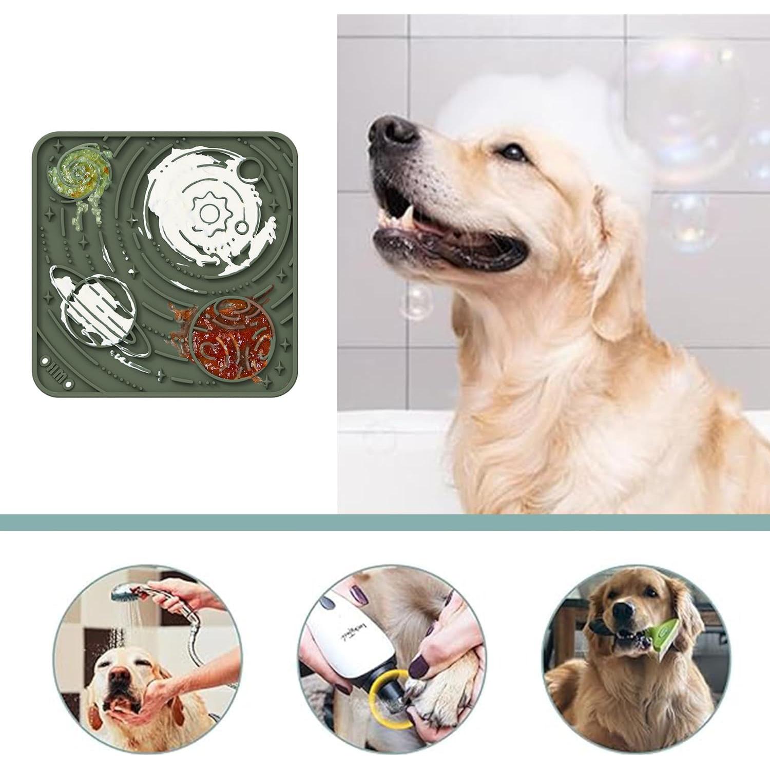 Almohadilla de Lamer para Perros y Gatos OHMO 15x15cm Camo Verde