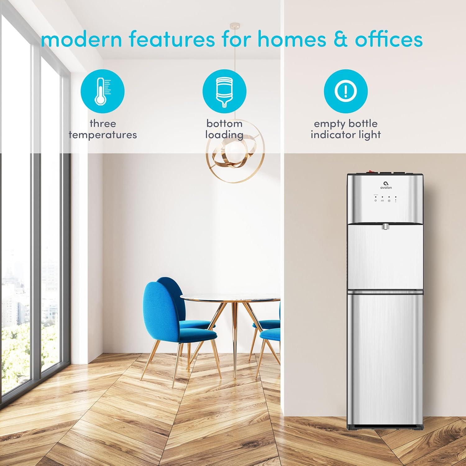 Dispensador de Agua Avalon A3 - Acero Inoxidable - 3 Temperaturas