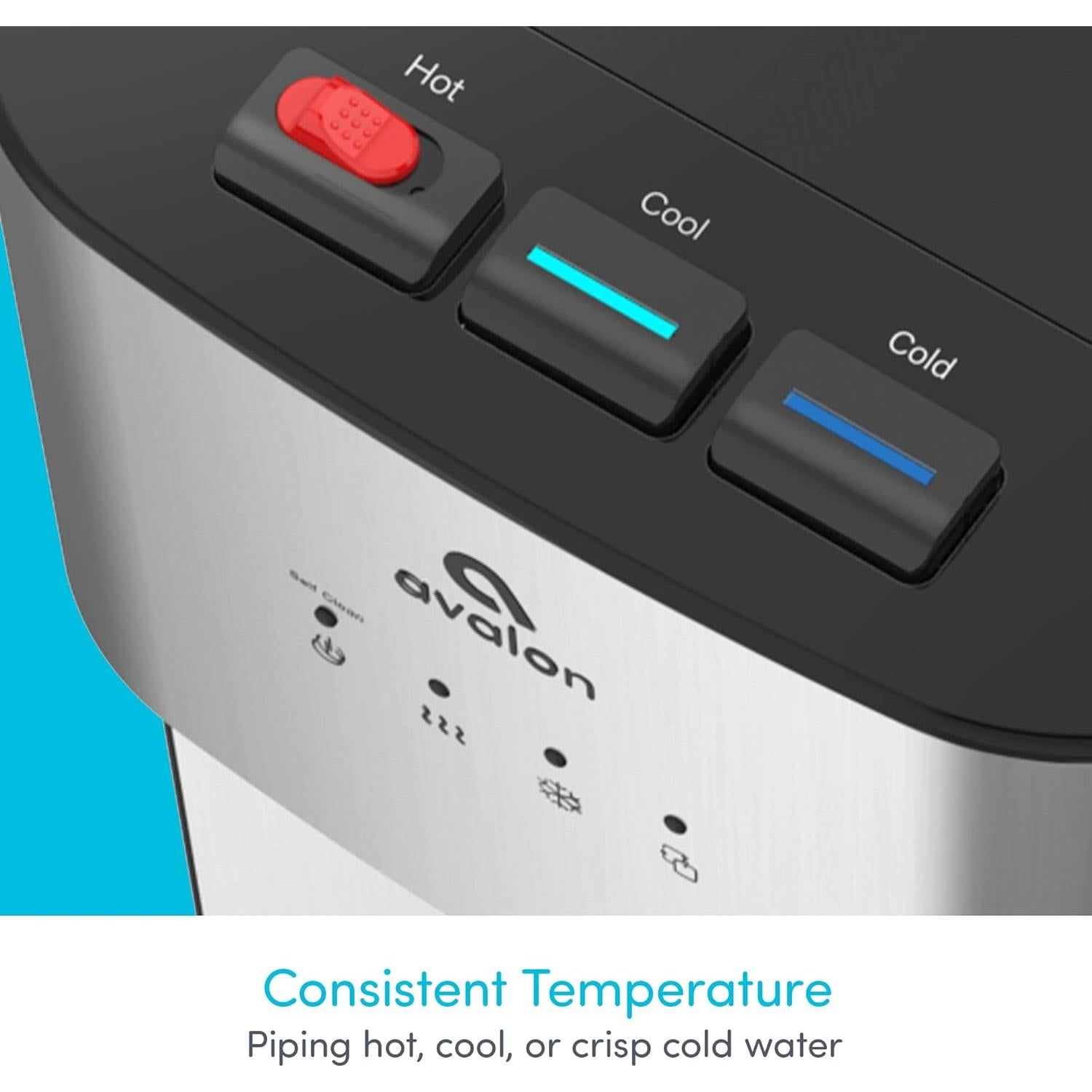 Dispensador de Agua Avalon A3 - Acero Inoxidable - 3 Temperaturas