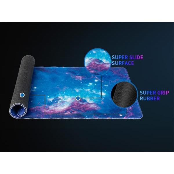 Alfombrilla de Ratón Grande Tongyanat Estrella Azul 80x30cm