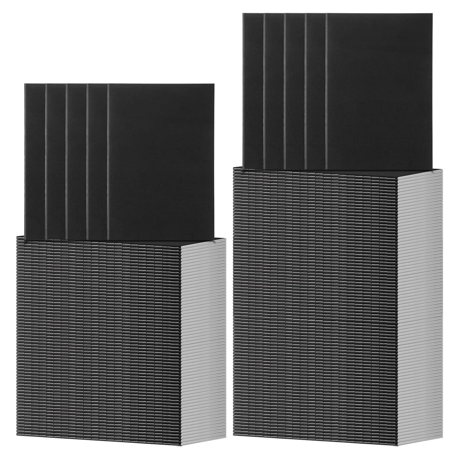 Paquete de 100 Cuadernos A5 Rayados Handepo Tapa Suave Negro