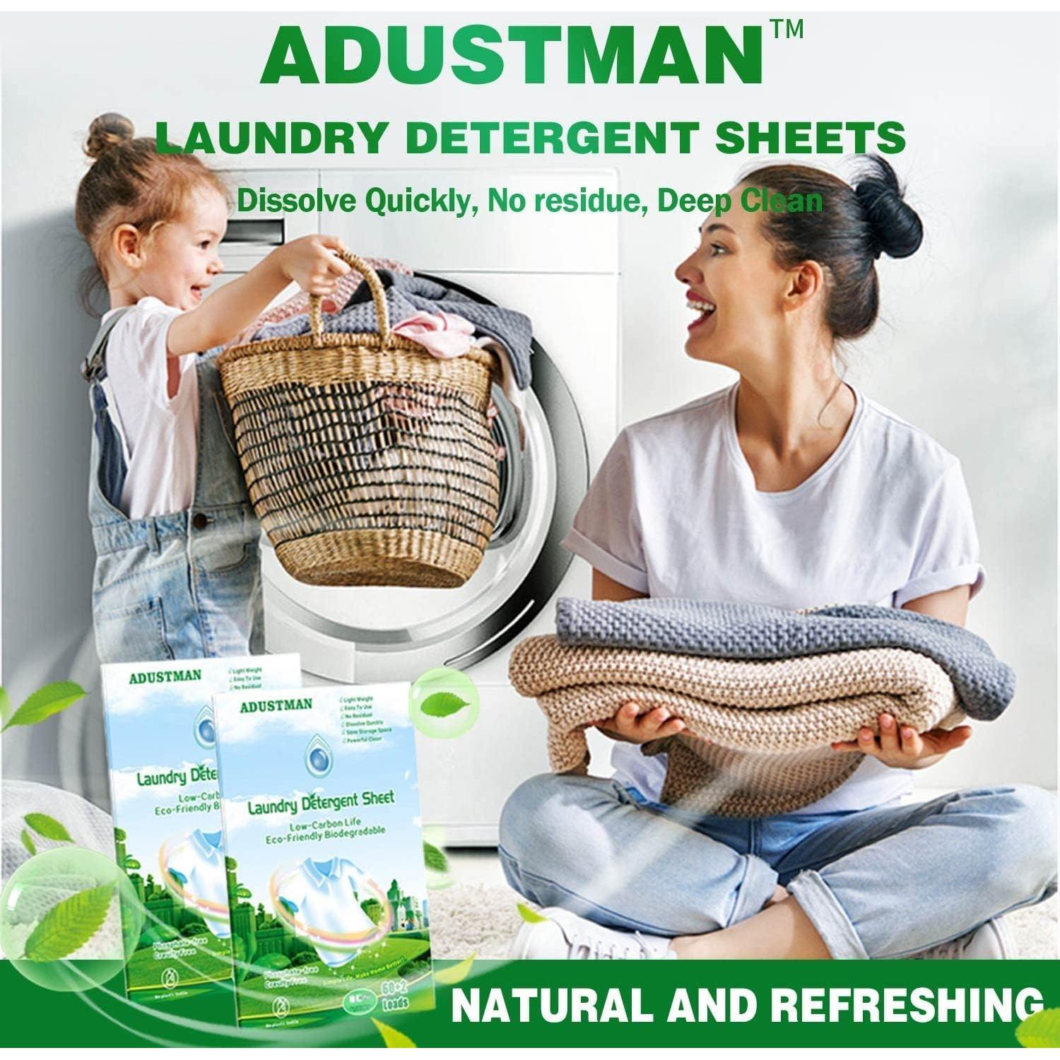 Hojas de Detergente Ecológico Brisa Hipoalergénico 186 Unidades