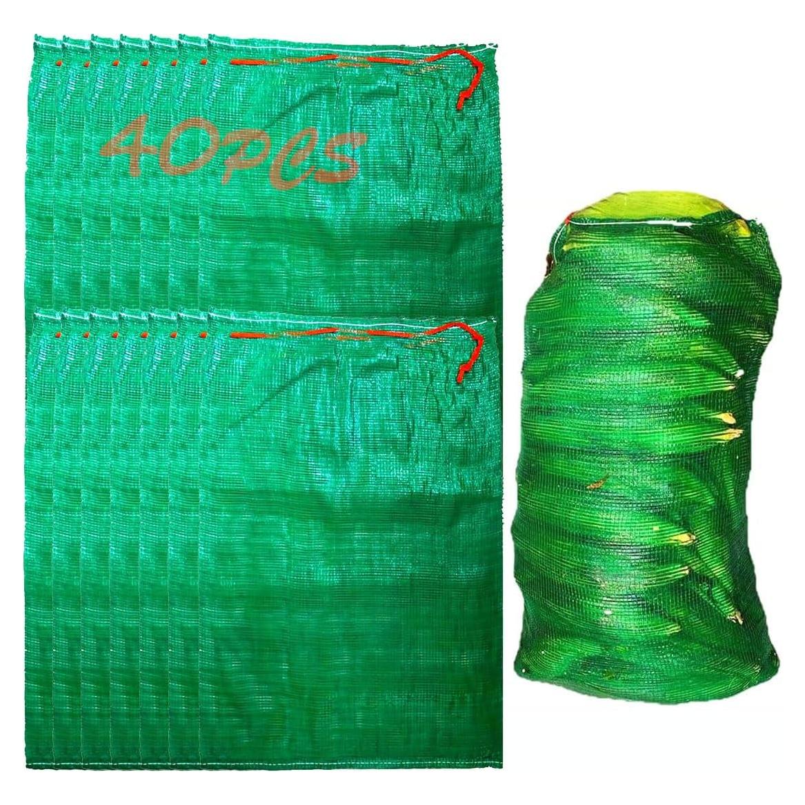 Bolsas de Malla Reutilizables Firdnyohs 40 Pcs 89.9x59.7 cm