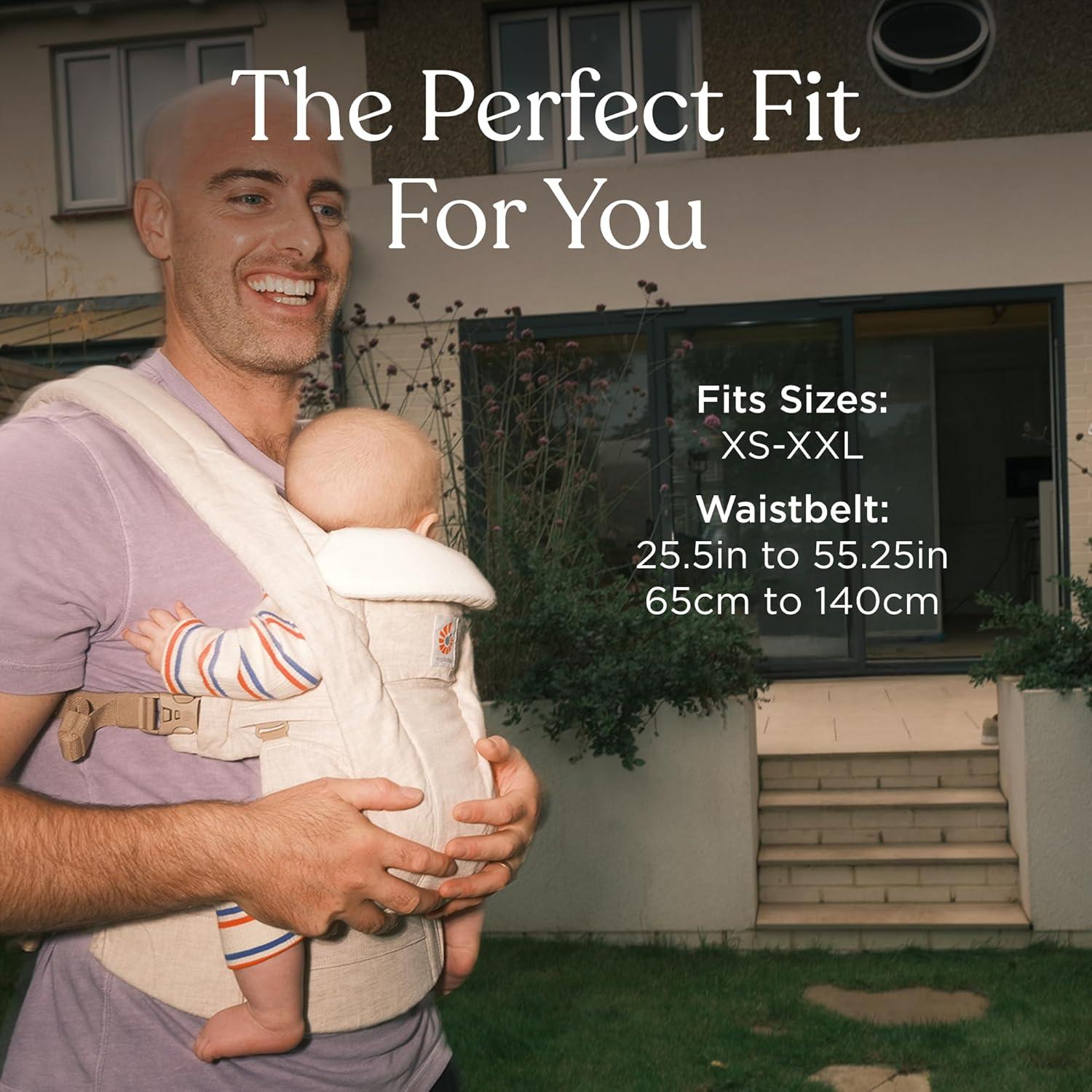 Portabebés Ergobaby Omni Deluxe Algodón Camel 3.2-20.4 kg