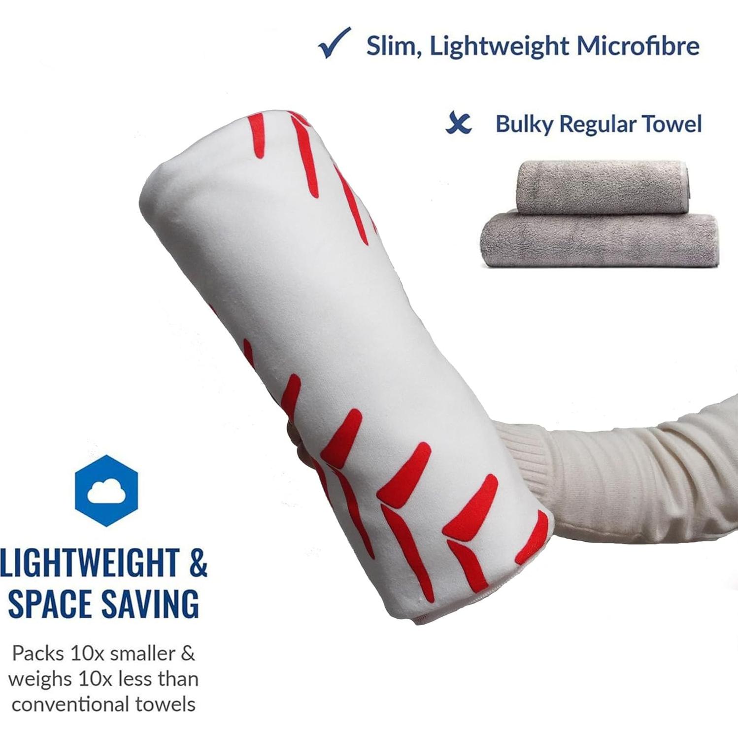 Toalla de Playa Grande QIUYELONG Microfibra Secado Rápido 180x81cm