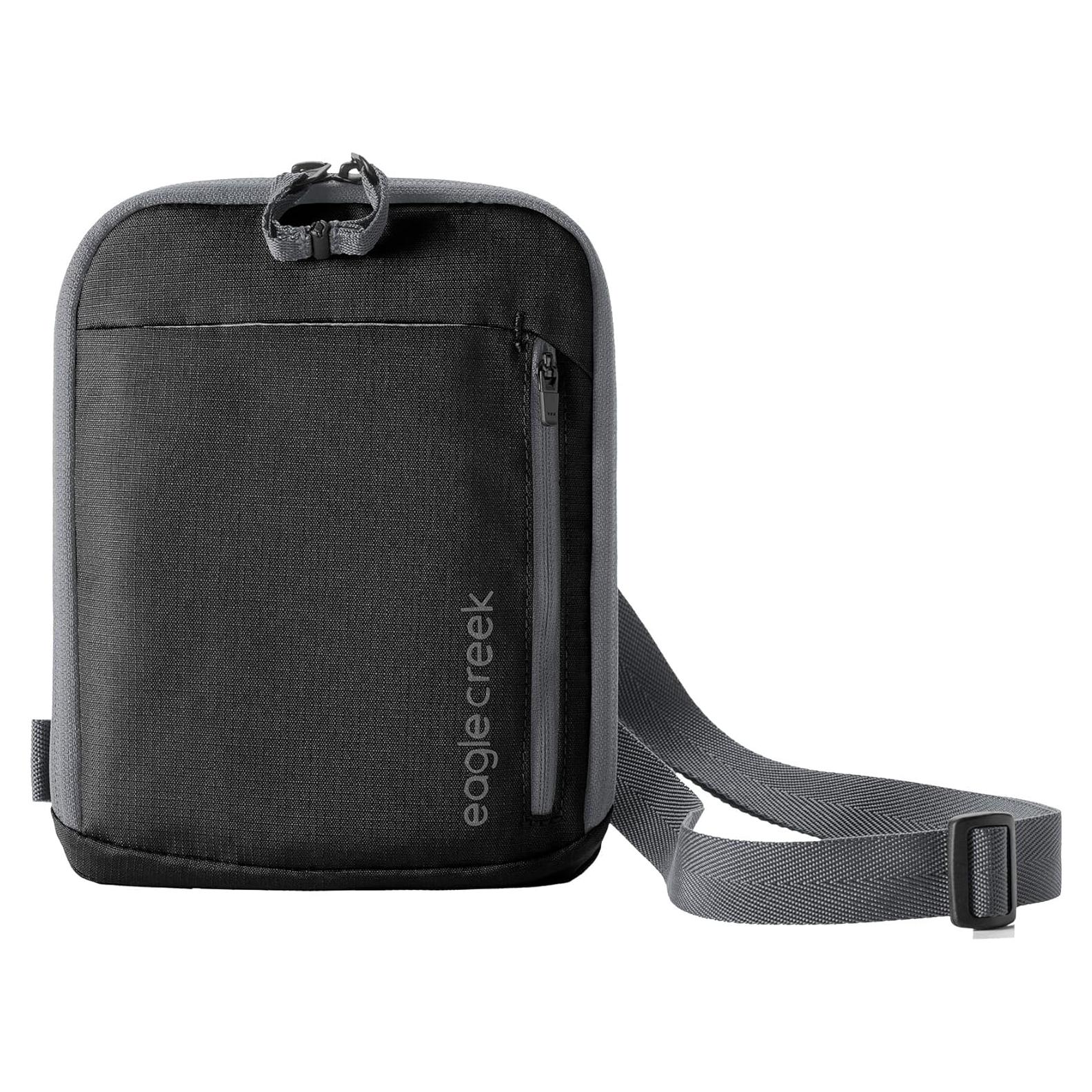 Bolso Cruzado Stash RFID Eagle Creek para Hombre - Negro