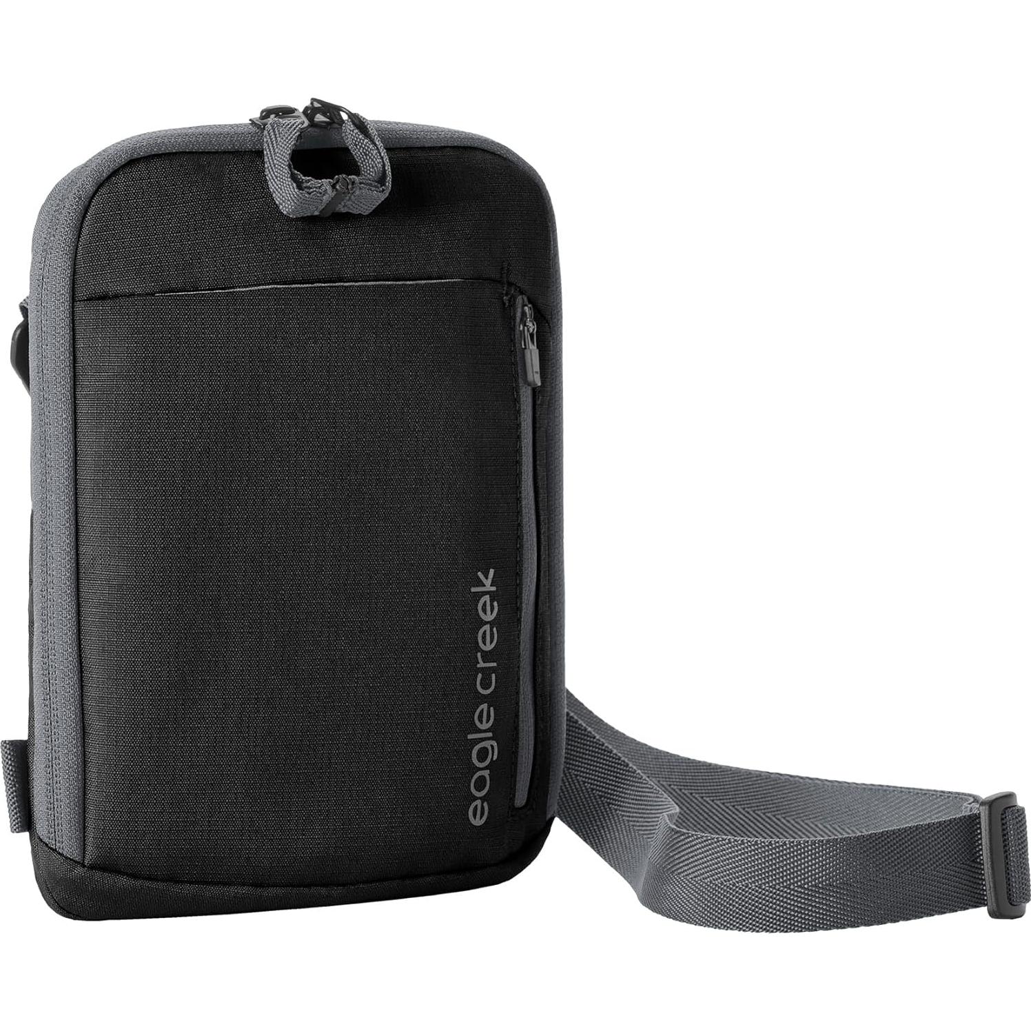 Bolso Cruzado Stash RFID Eagle Creek para Hombre - Negro