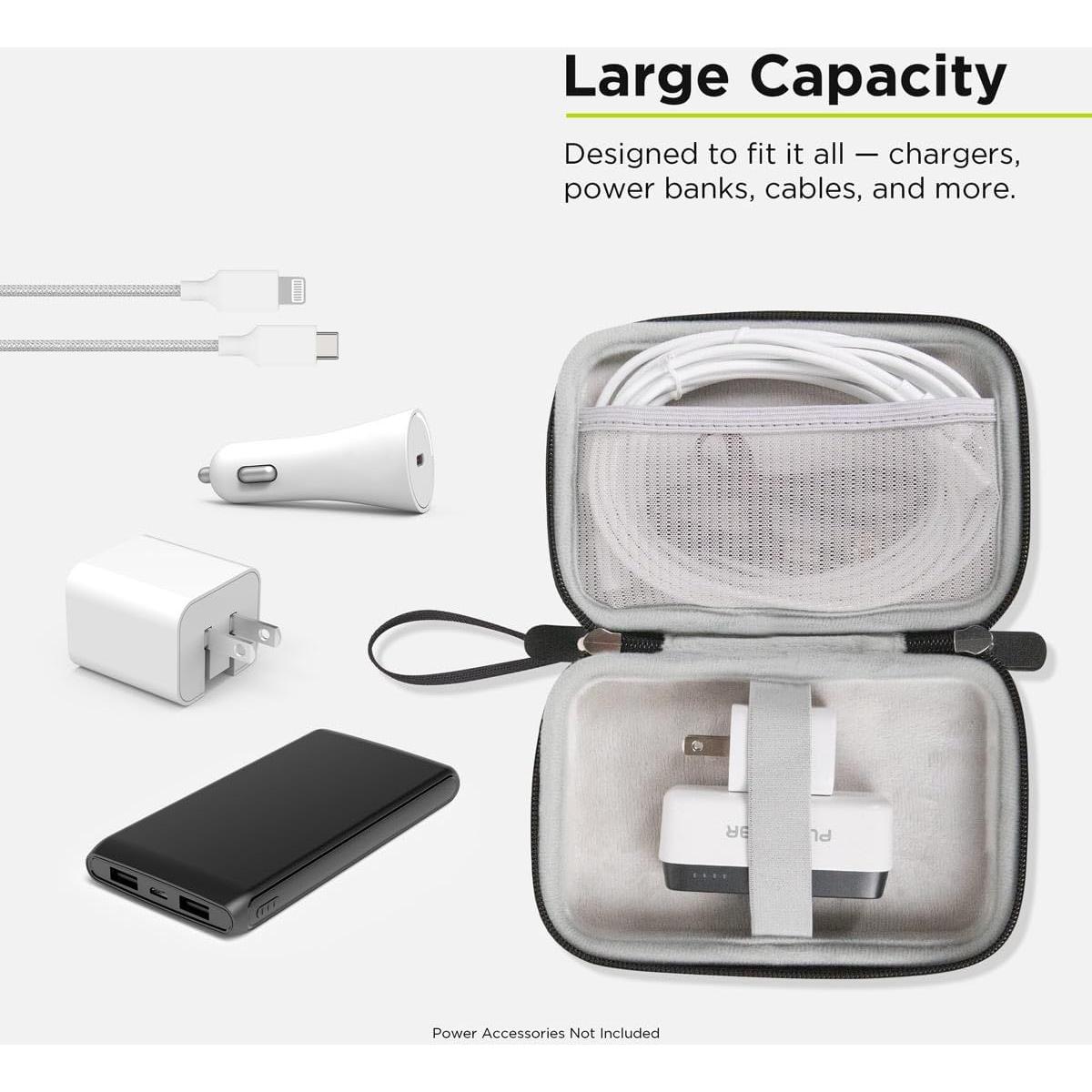 Bolsa Organizadora de Viaje PureGear para Accesorios Electrónicos - Negro