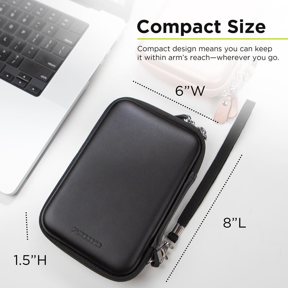 Bolsa Organizadora de Viaje PureGear para Accesorios Electrónicos - Negro