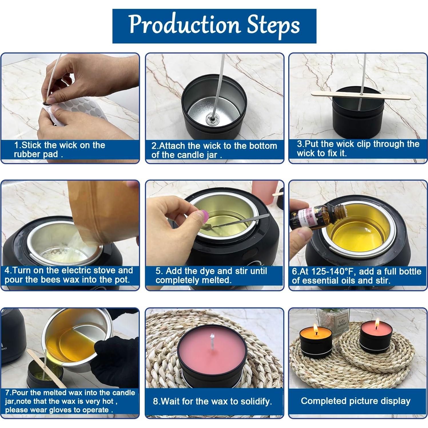 Kit de Fabricación de Velas Oligar 1.13 kg DIY Completo