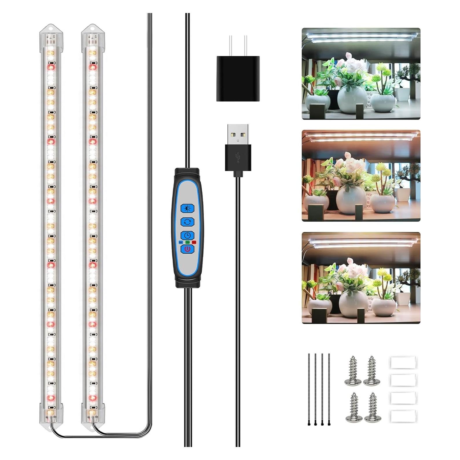 Luz de Crecimiento Kullsinss 120 LEDs 20W Espectro Completo