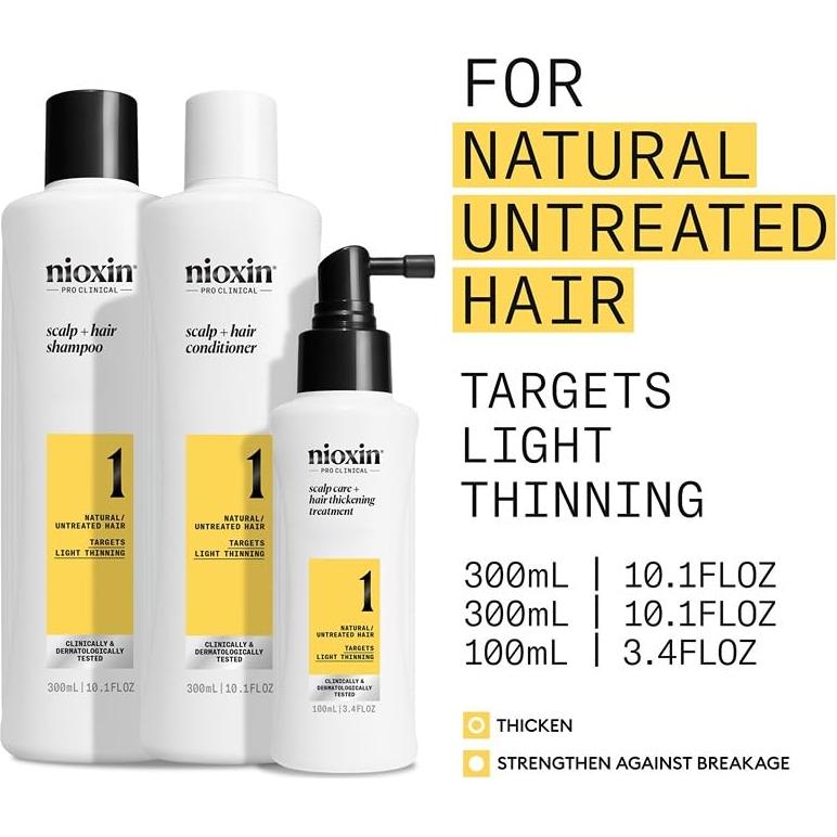 Kit de Engrosamiento de Cabello Nioxin Sistema 1 - 3 Meses