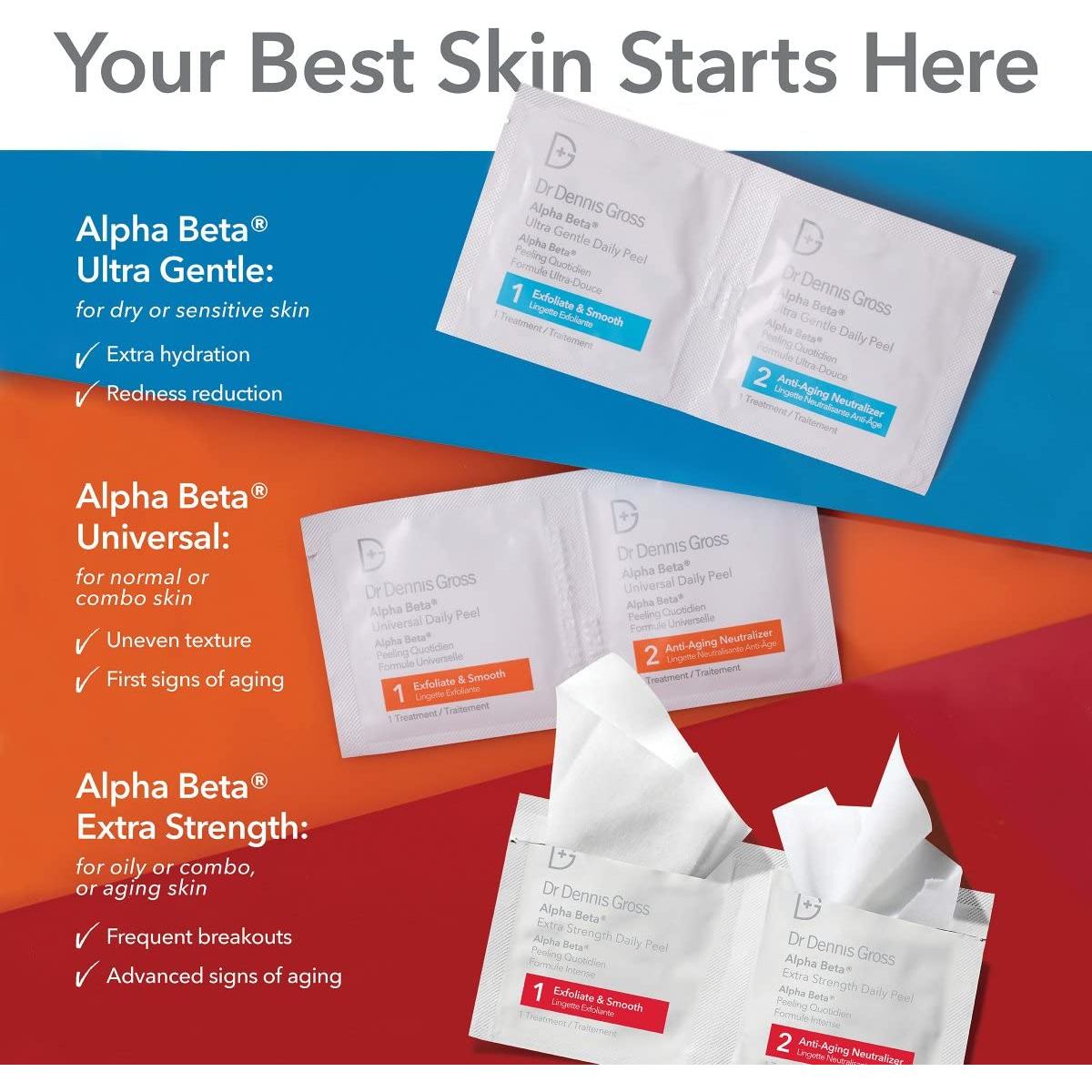 Peeling Diario Dr. Dennis Gross 5 Tratamientos Anti-Aging