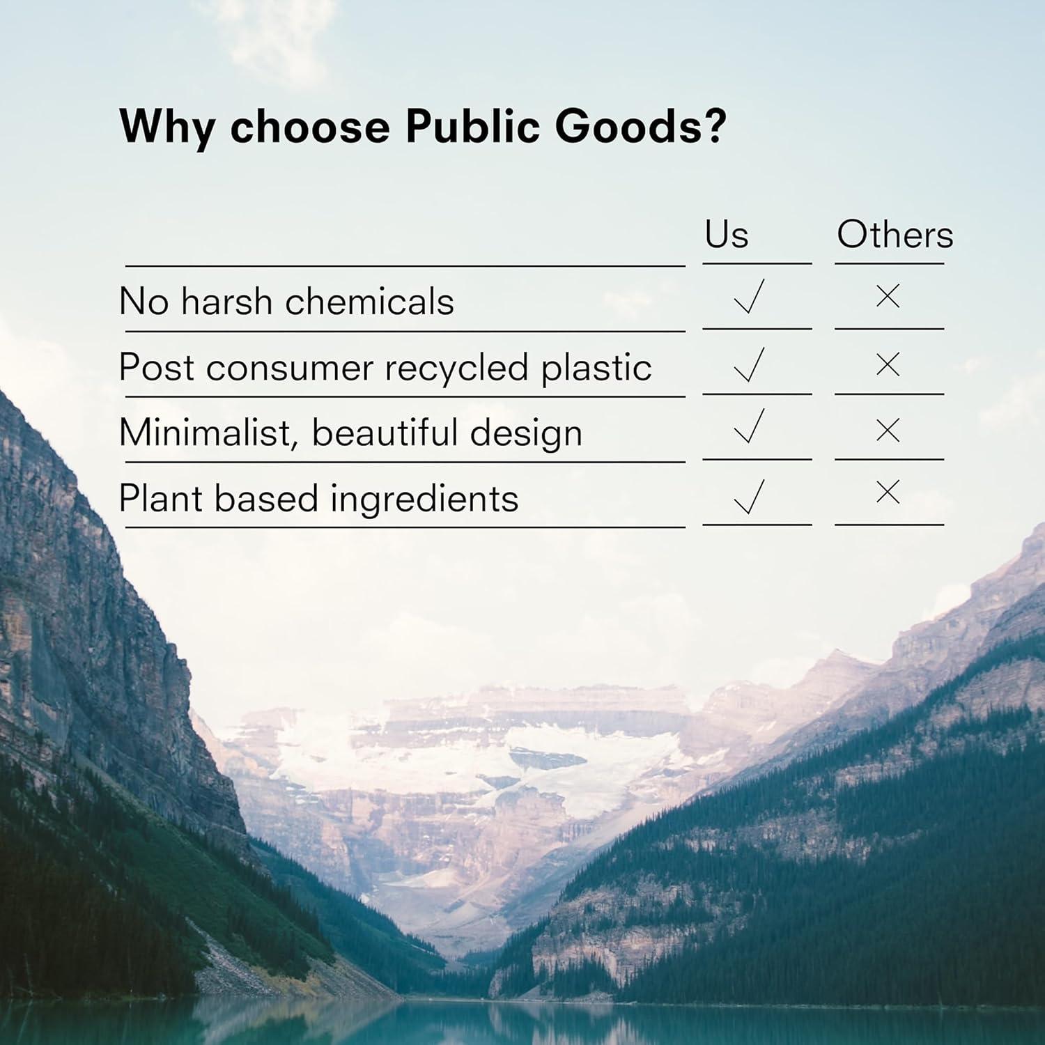 Jabón Corporal Natural Public Goods 355 ml - Vegano y Sin Sulfatos