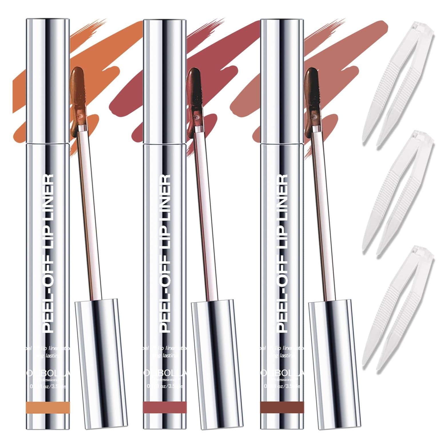 Kit de Lápiz Labial Peel Off GLSFACE - 3 Colores Mate