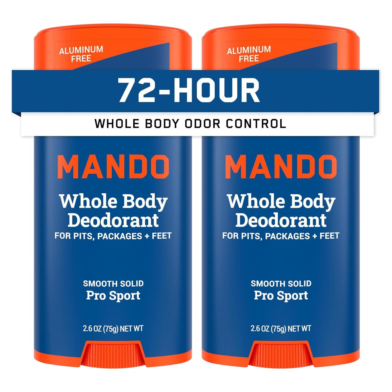 Desodorante Corporal Mando Pro Sport - Barra Sólida 150g - Control 72h