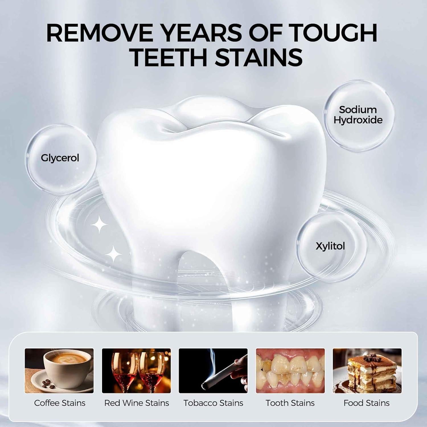 Tiras Blanqueadoras para Dientes Sensibles Toos Show 7 Días