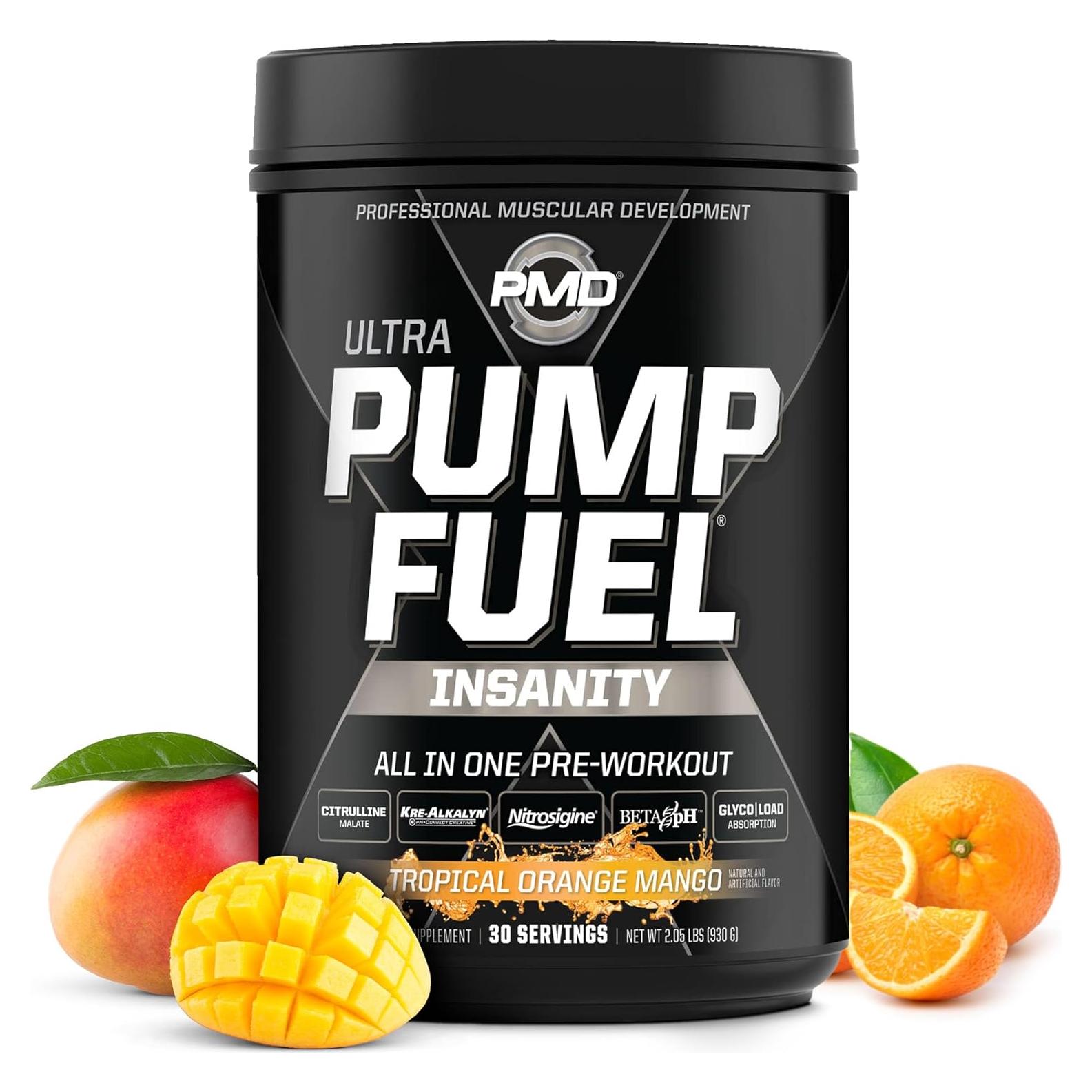 PMD Sports Pump Fuel Ultra Insanity - Pre Entrenamiento Mango