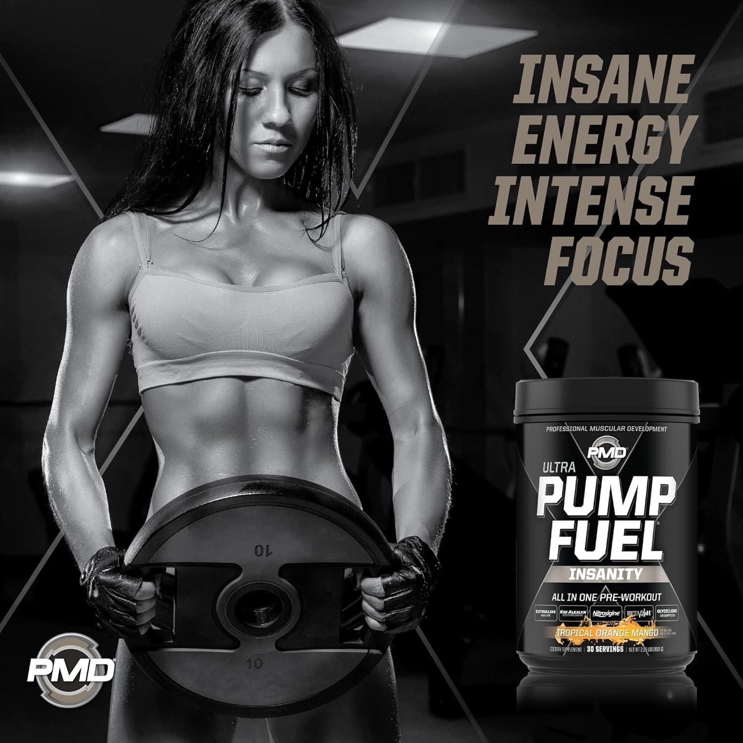 PMD Sports Pump Fuel Ultra Insanity - Pre Entrenamiento Mango