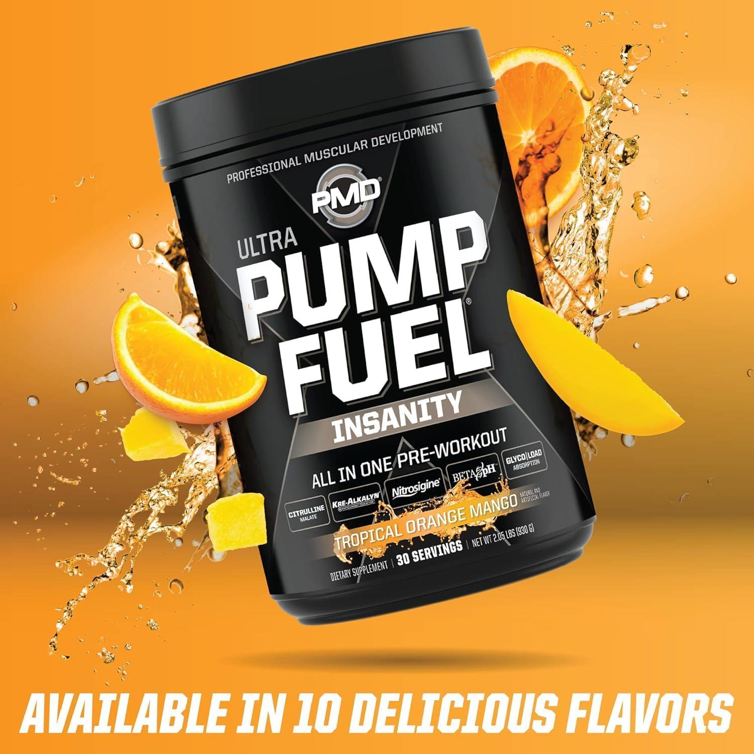 PMD Sports Pump Fuel Ultra Insanity - Pre Entrenamiento Mango