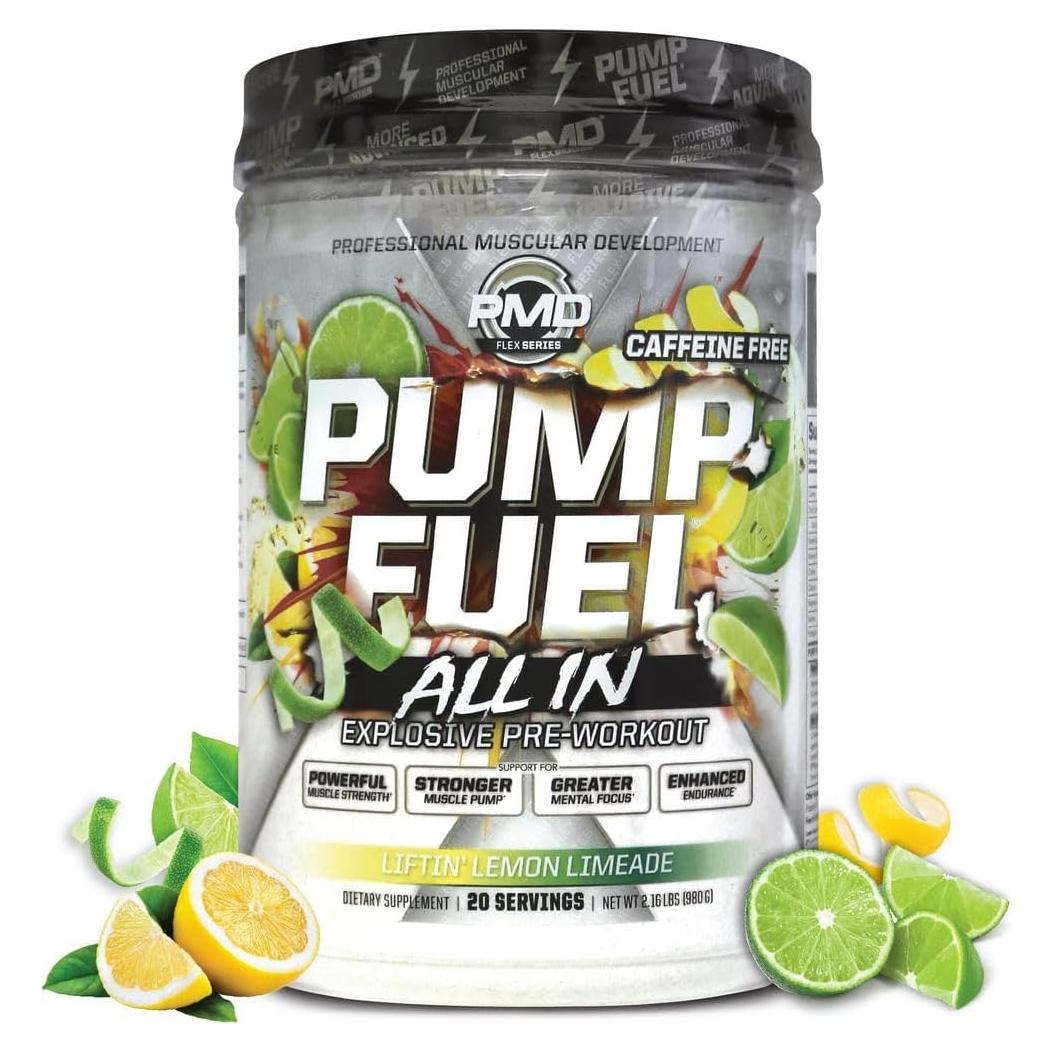 PMD Pump Fuel Pre Entrenamiento Caffeine Free 20 Porciones