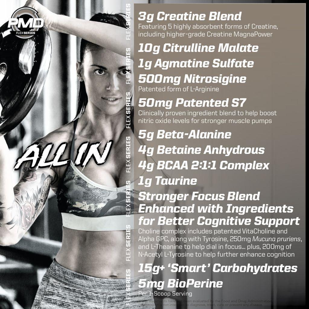 PMD Pump Fuel Pre Entrenamiento Caffeine Free 20 Porciones