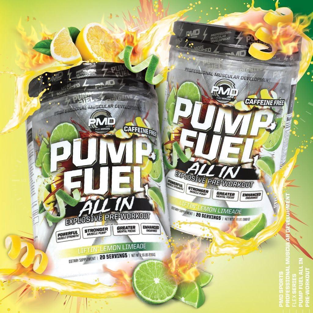 PMD Pump Fuel Pre Entrenamiento Caffeine Free 20 Porciones