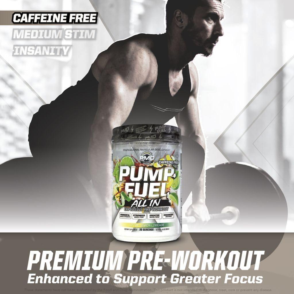 PMD Pump Fuel Pre Entrenamiento Caffeine Free 20 Porciones